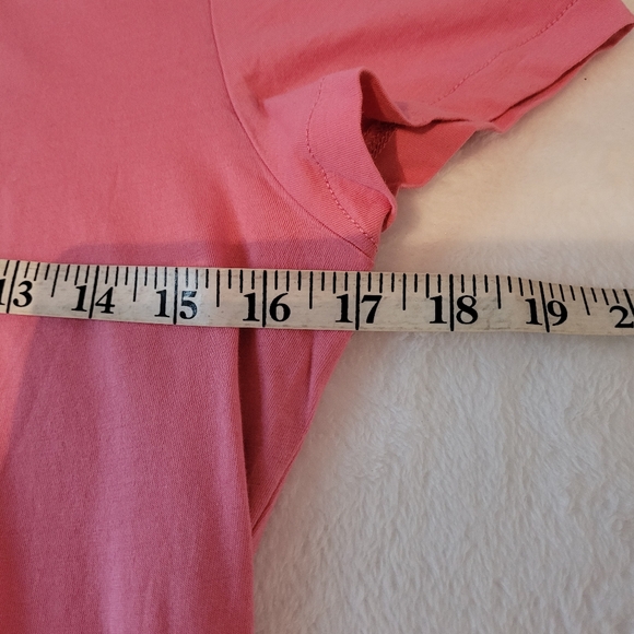 Twisted Heart pink t-shirt with bads and rhinestones - Picture 7 of 9